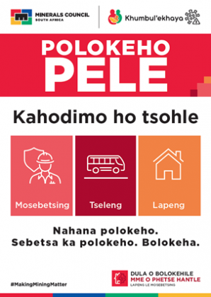 Safety and Health Awareness Posters - Sotho